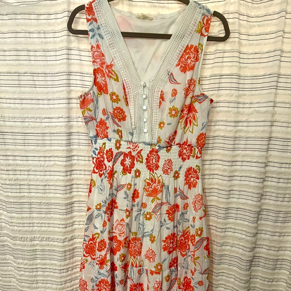 Floral midi dress